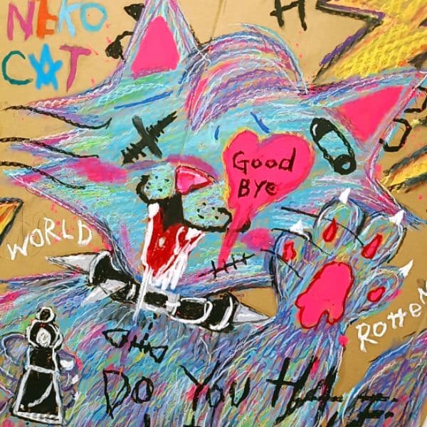 【段ボールペイント】Do you have words to leave?