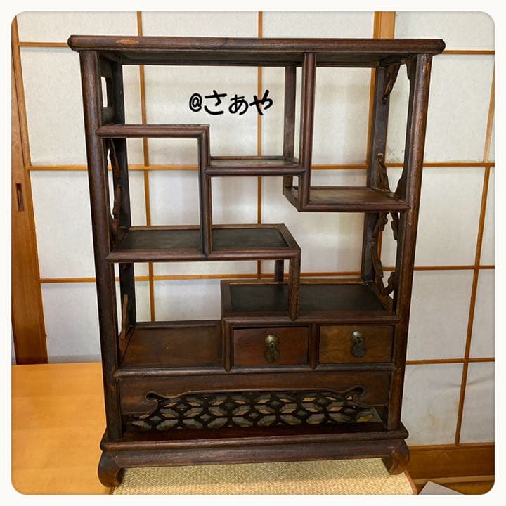 アンティーク飾り棚⑅中国