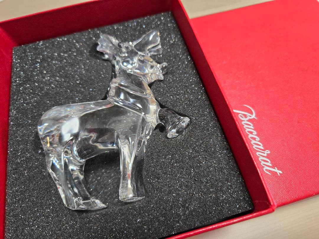 Baccarat クリスタルの鹿 置物