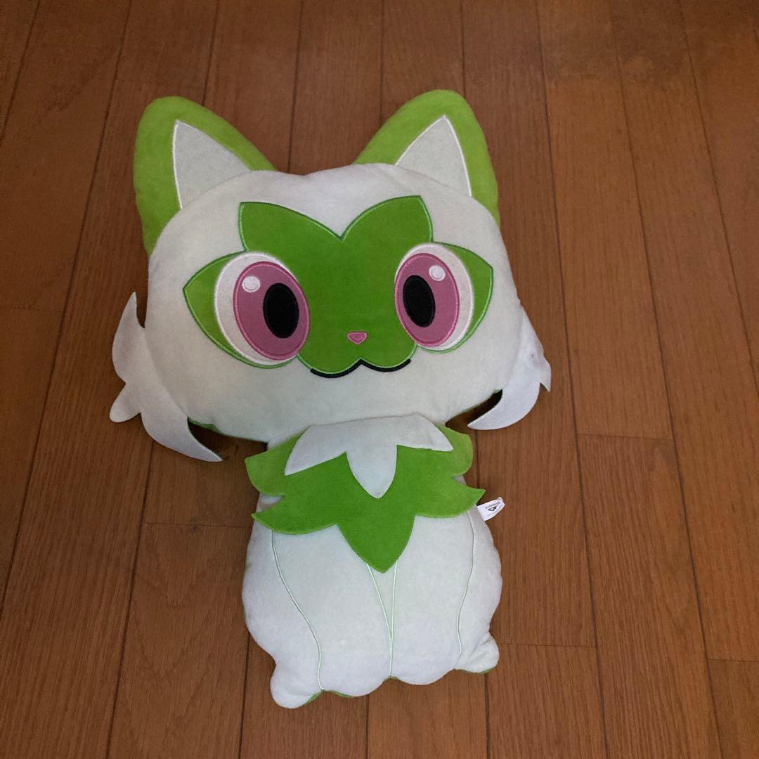 ニャオハ　クッション　ぬいぐるみ　40cm 右耳　2mm汚れ　全体は綺麗です