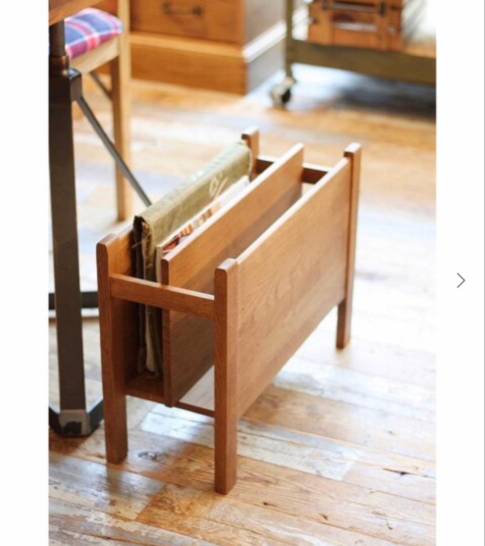 ジャーナルスタンダードファニチャー ボンドシリーズ オーク材 マガジンラック