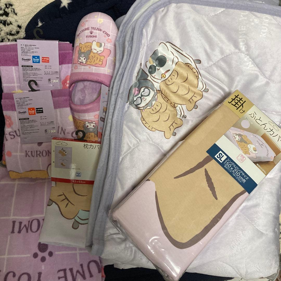 夏目友人帳　ニャンコ先生　サンリオコラボ クロミちゃん7点セット