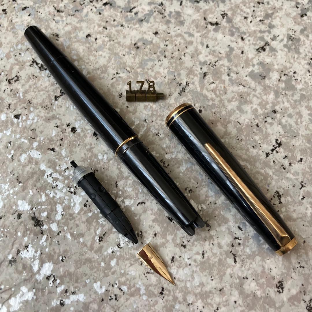 #178 オーバーホール済み 万年筆 モンブラン MONTBLANC 14k