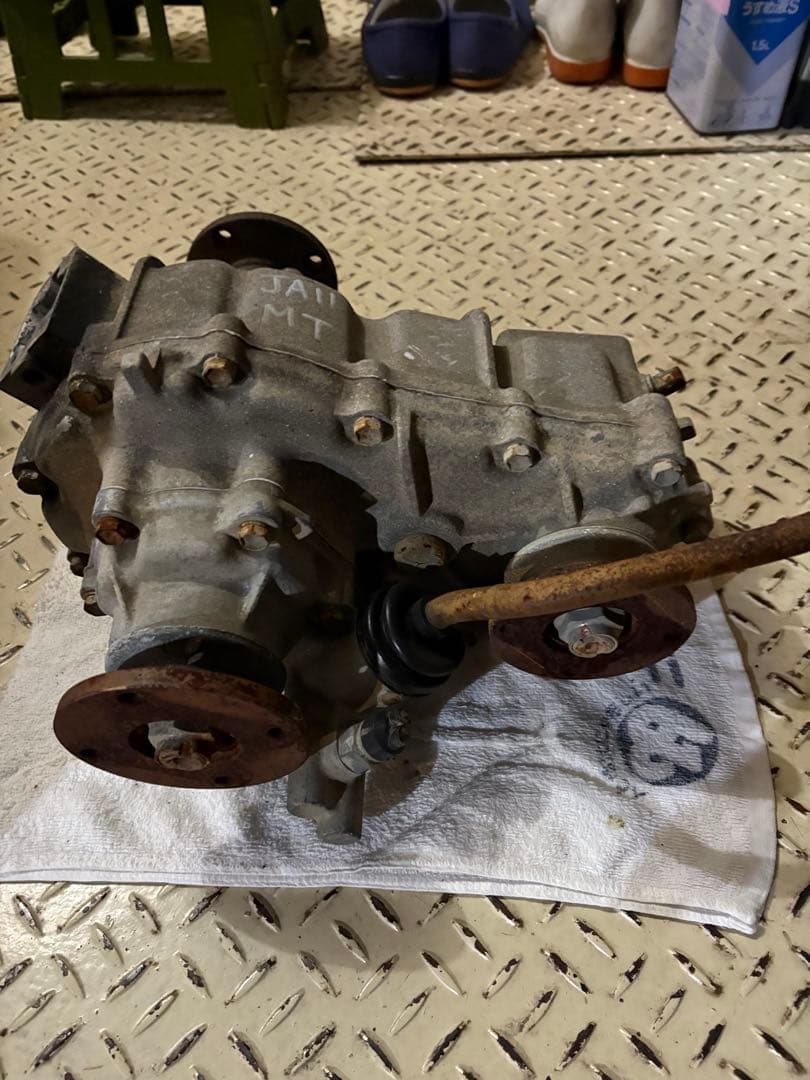 ジムニートランスファー　純正ギア比　ja11MT