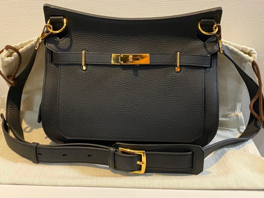 【週末限定値下】W刻印エルメス トゴ ジプシエール28ゴールド金具黒2024年製