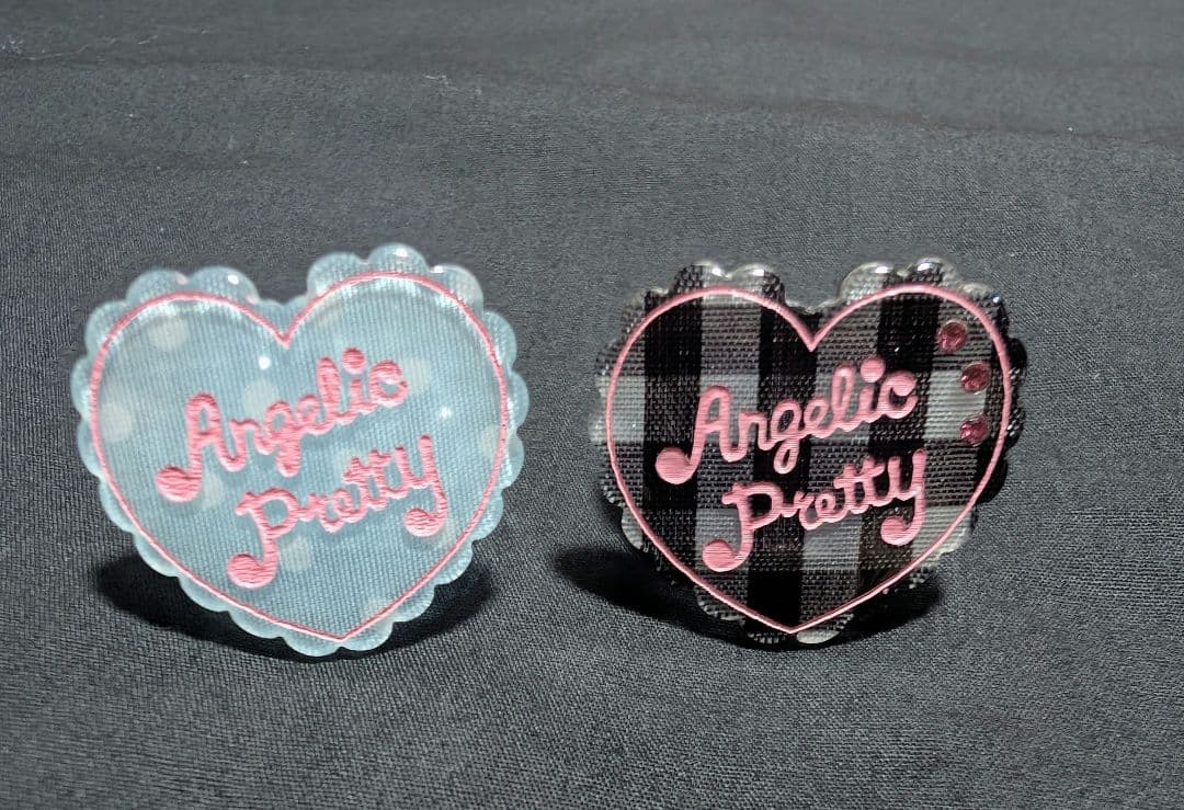 AngelicPretty ラブハートシリーズリング2点セット