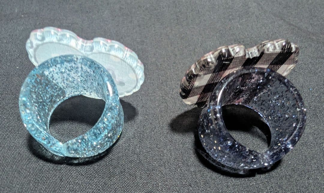 AngelicPretty ラブハートシリーズリング2点セット