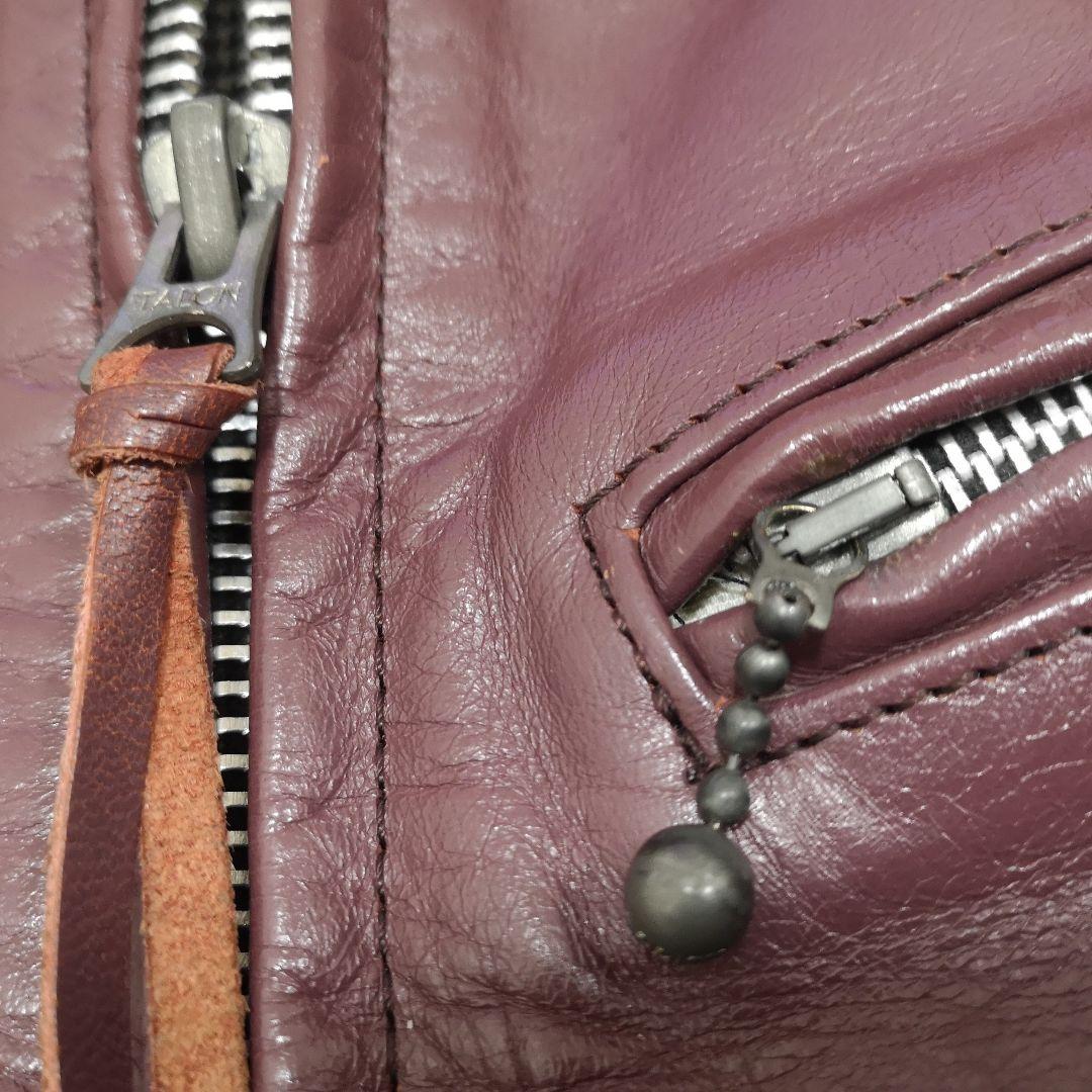 アディクトクローズ　ライダースジャケット　ホースハイド　34　男女兼用