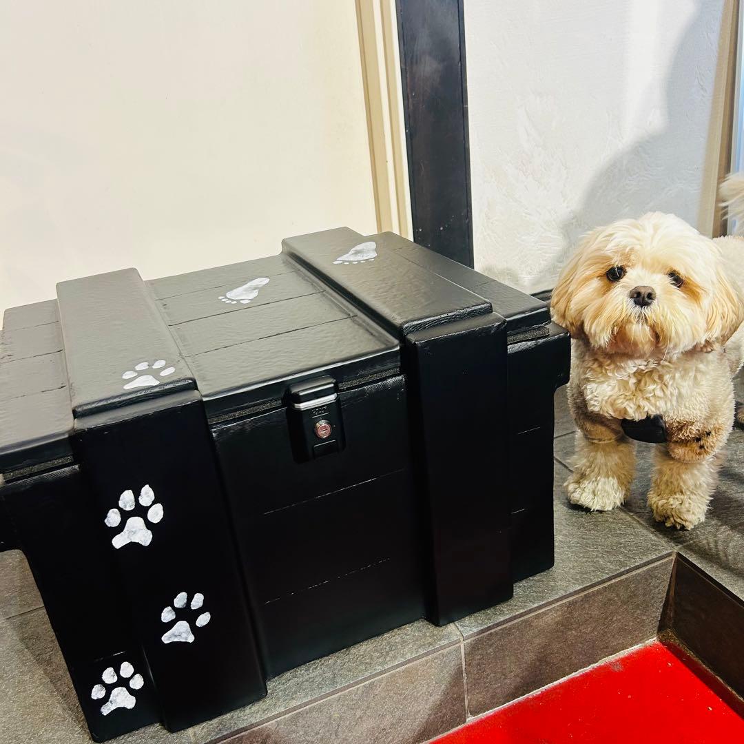 愛犬や赤ちゃんの足跡で作るオンリーワン犬用収納なんでもボックス