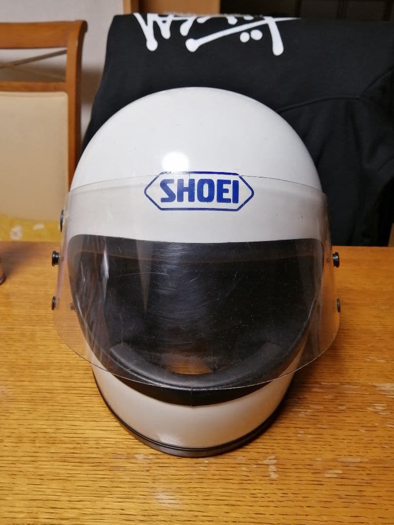 旧車SHOEI ヘルメット ホワイトМサイズ