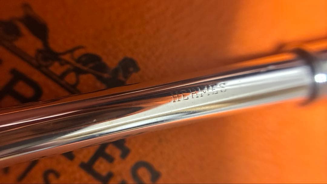 美品　エルメス　925 シャーペン　シルバー　HERMES 筆記用具