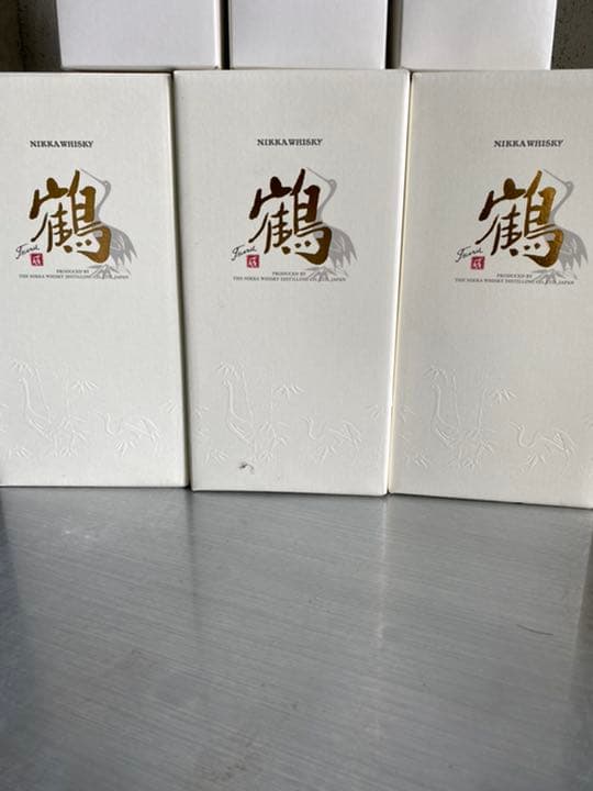余市ウイスキー蒸留所限定　3本セット　鶴ウイスキー