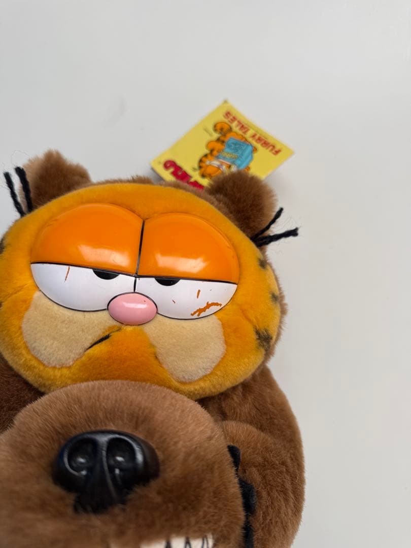 80s ガーフィールド ぬいぐるみ オオカミ デッドストック