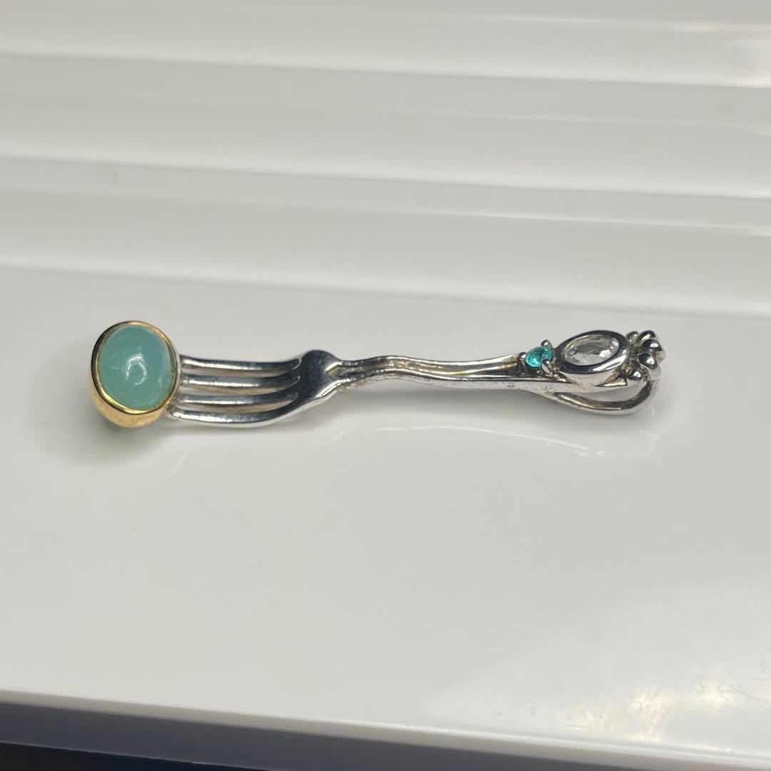 崙*玄様 【モチーフジュエリー】K18 SV925 パライバトルマリン　1.02