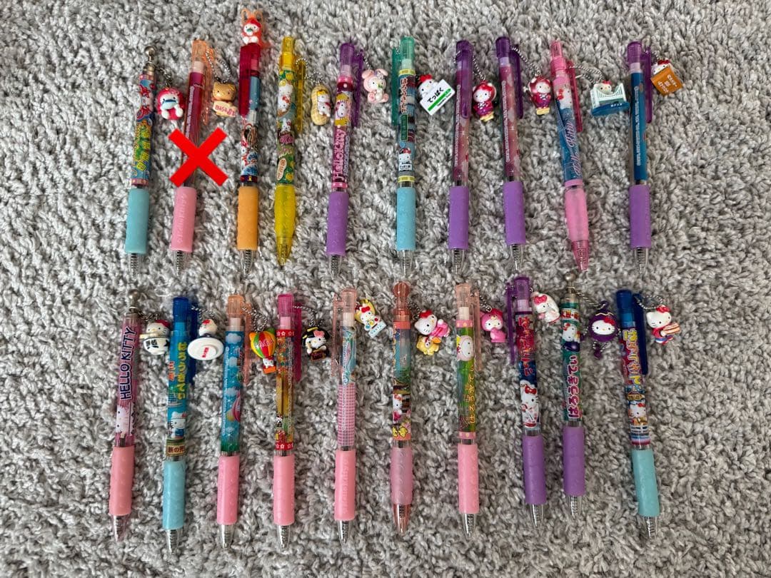 ご当地キティ ボールペン シャーペン 206本