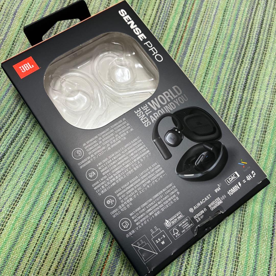 JBL SENSE PRO ワイヤレスイヤホン ブラック