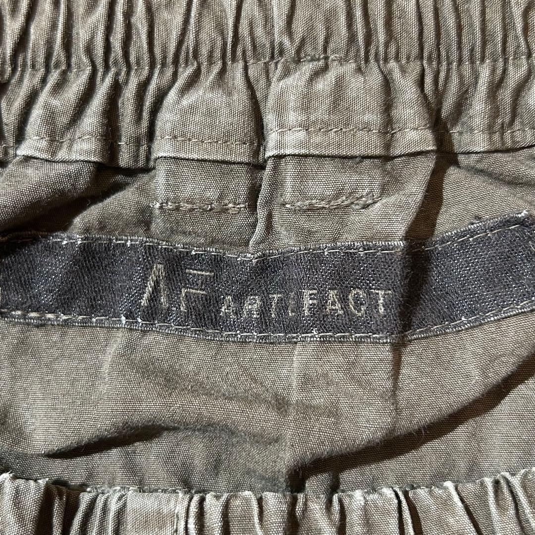 A.F ARTEFACT タック　ボリュームパンツ　サイズ2 ベージュ　春夏