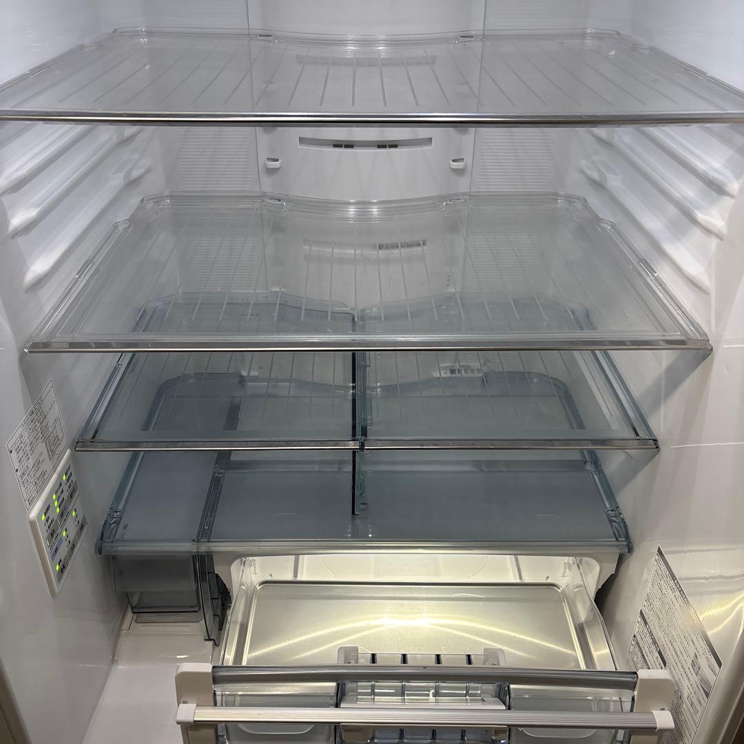 日立XG4300H冷蔵庫 ホワイト 430L 両開き 2017年製 真空チルド