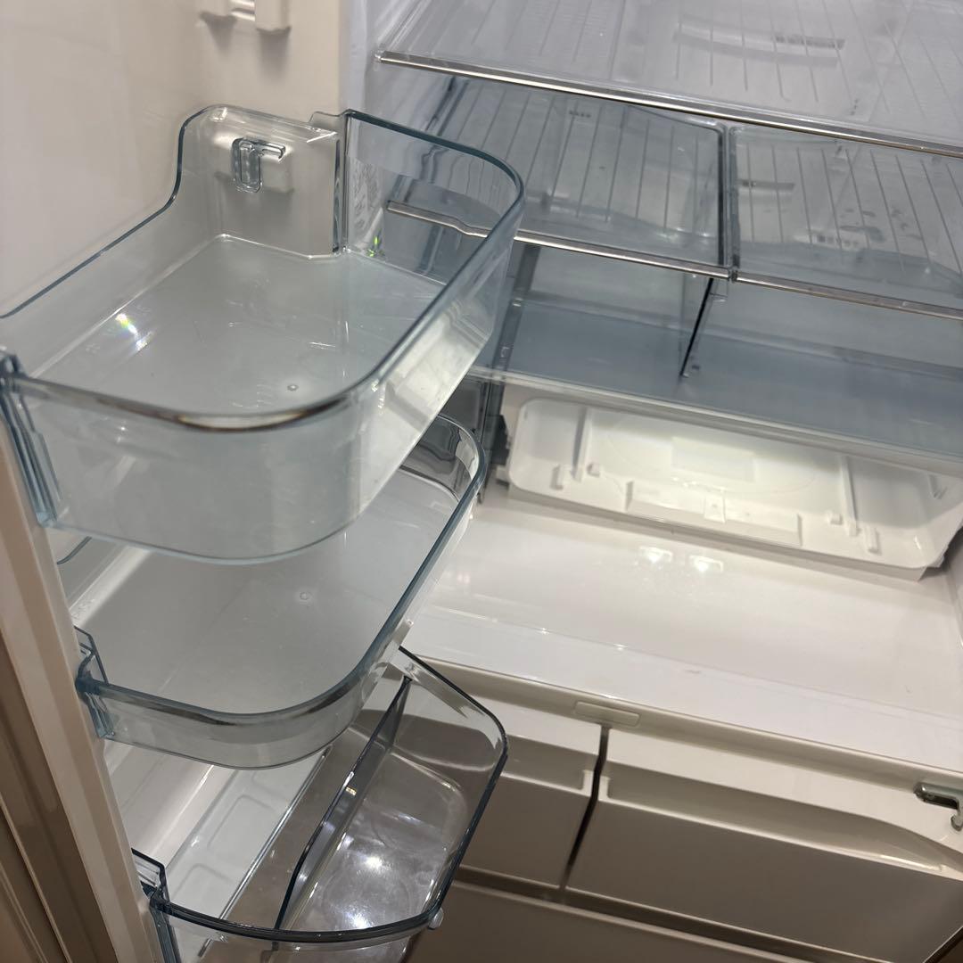 日立XG4300H冷蔵庫 ホワイト 430L 両開き 2017年製 真空チルド