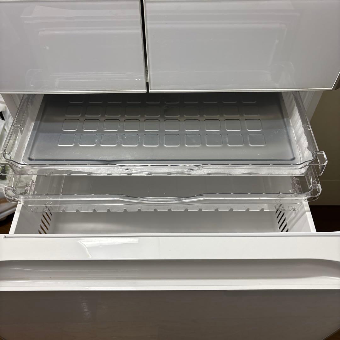 日立XG4300H冷蔵庫 ホワイト 430L 両開き 2017年製 真空チルド