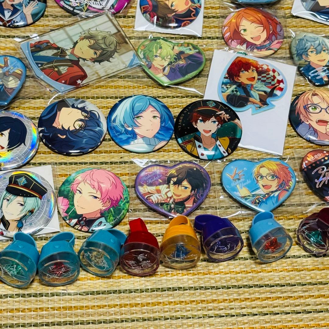 まとめ あんさんぶるスターズ 缶バッジ リングライト 等 セット b