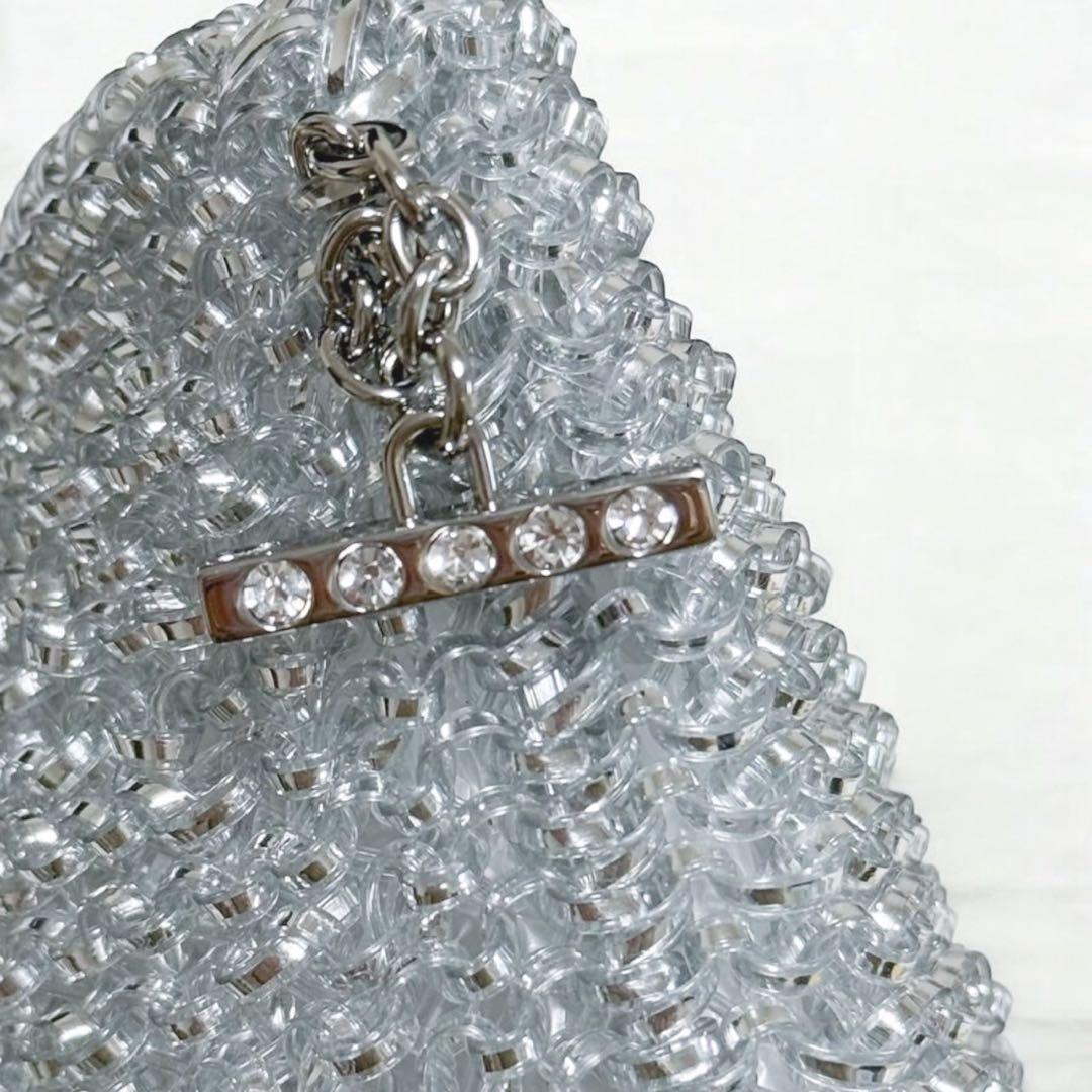 アンテプリマ　セッキオスティローゾ　シルバー　ショルダーバッグ　ワイヤーバッグ