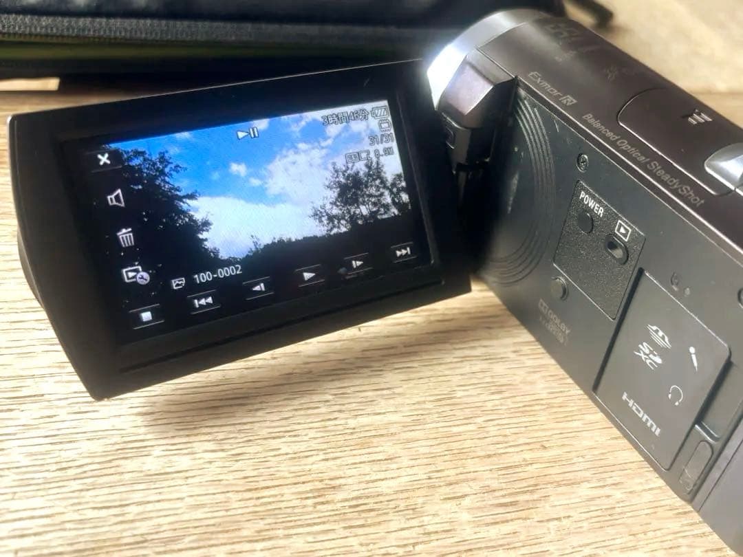 SONY HDR-CX430V ハンディカム本体、32GBメモリ&三脚付き