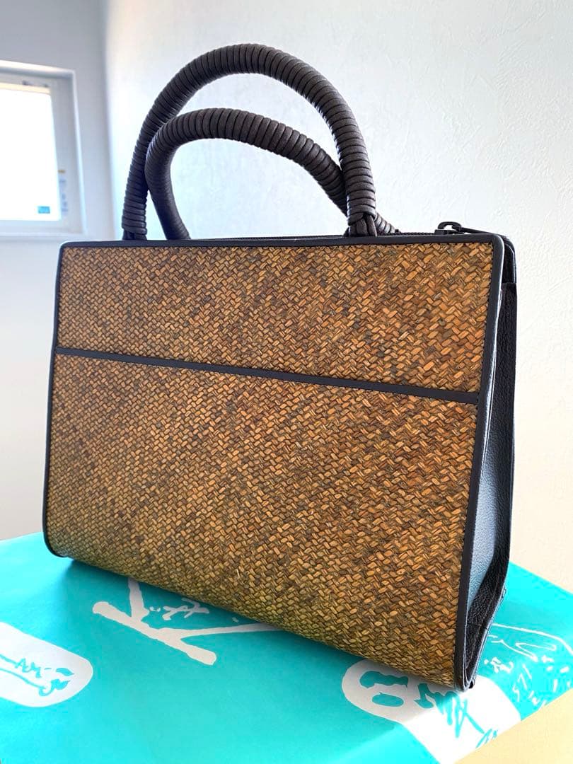 和装 バッグ 銀座 ぜん屋　レディース　着物　あじろ編み　籠バッグ