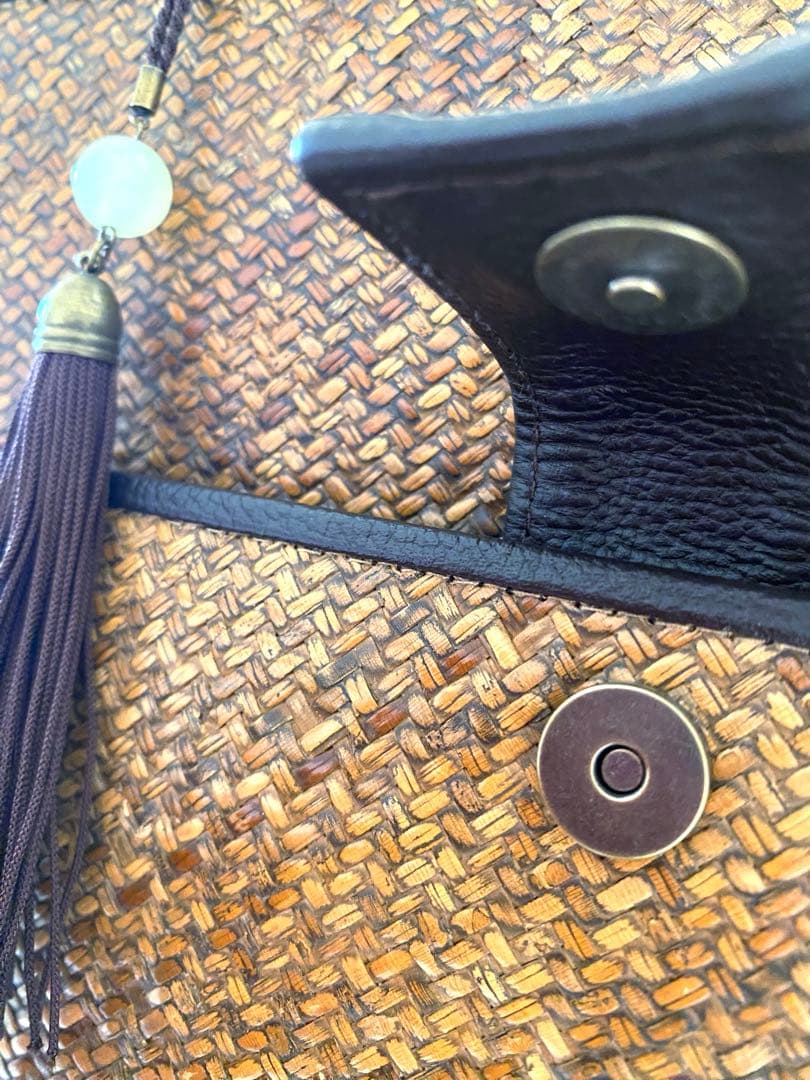 和装 バッグ 銀座 ぜん屋　レディース　着物　あじろ編み　籠バッグ