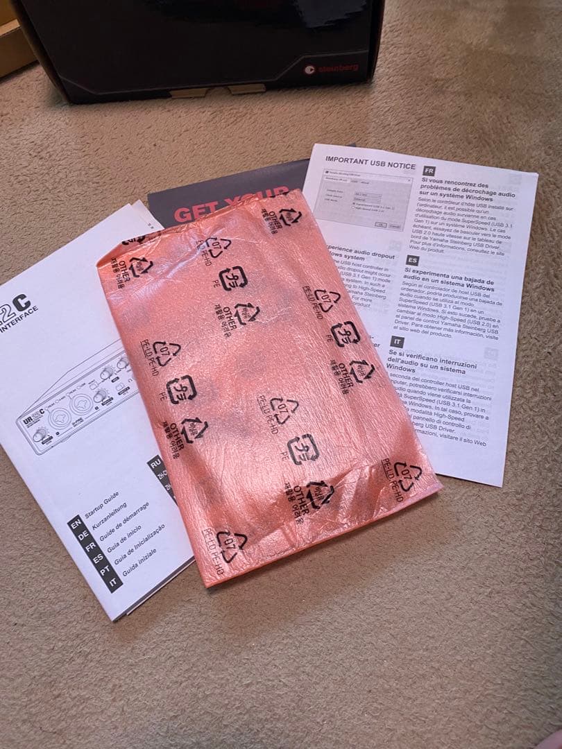 steinberg UR22C USBオーディオインターフェース