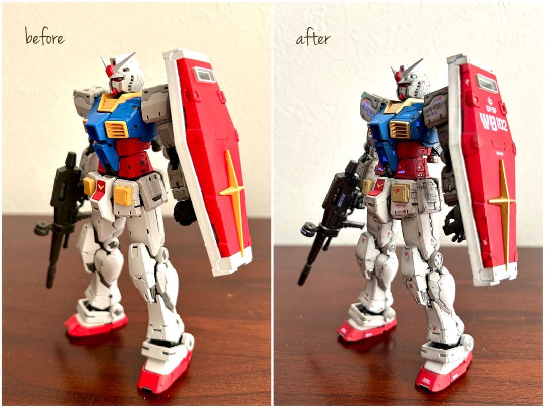 【ガンプラ】 塗装済み完成品　RG RX-78-2 ガンダム Ver.2.0