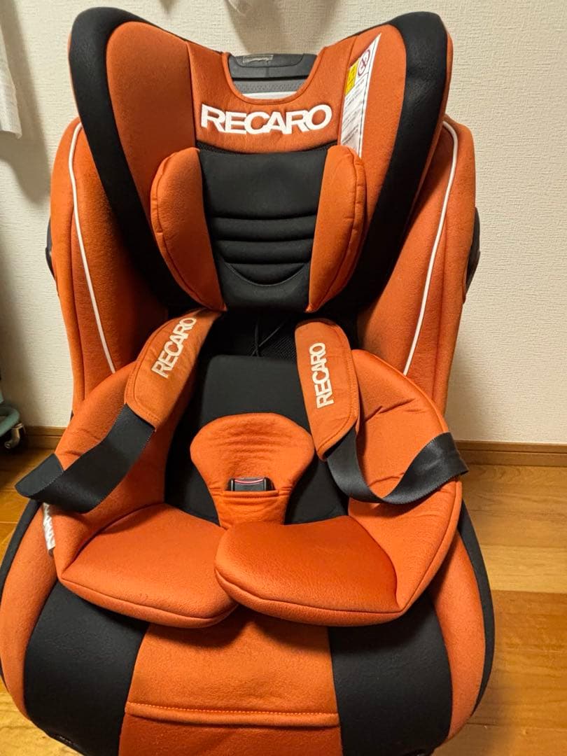 RECARO 車用チャイルドシート オレンジ/ブラック