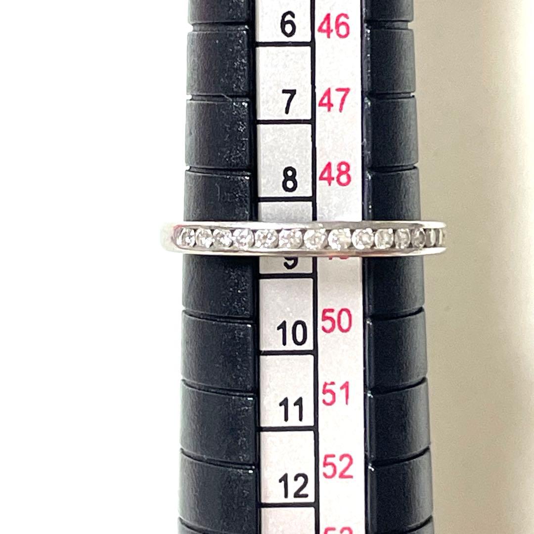 ティファニー チャネルセッティング ハーフエタニティ リング 約8.5号