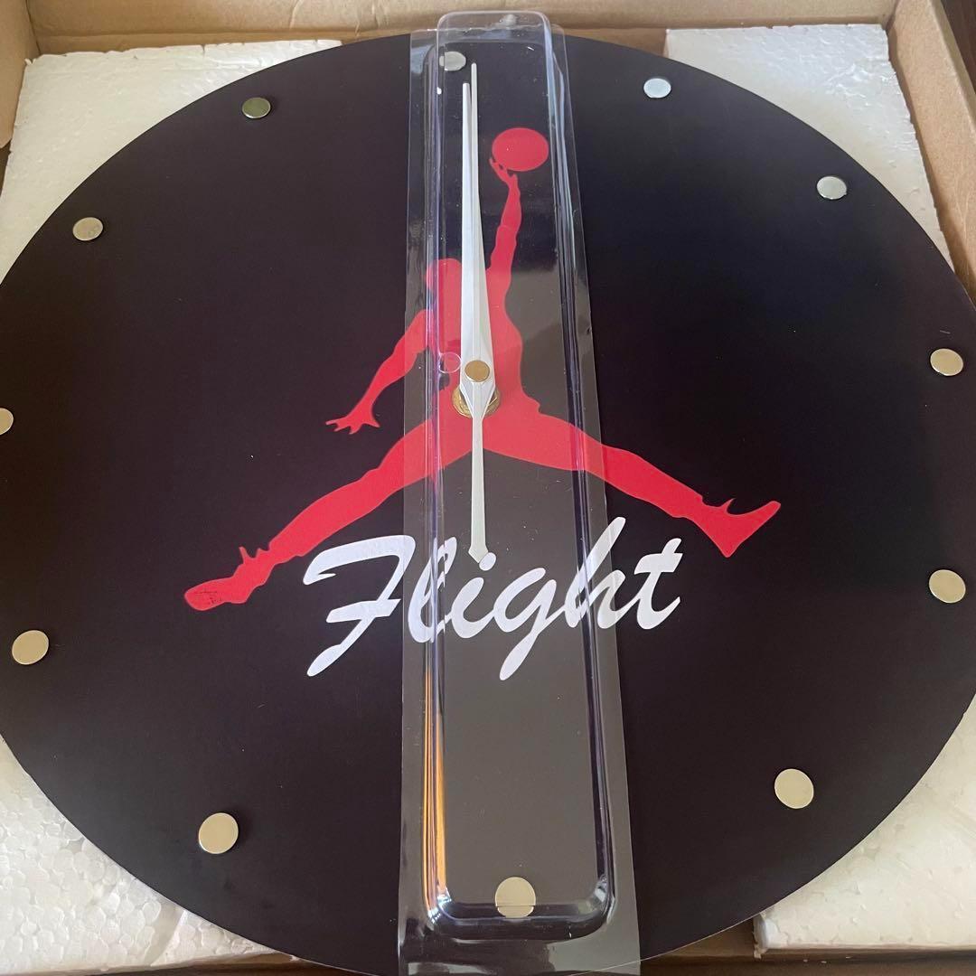 スニーカーウォールクロック Flight モデル　3Dスニーカー