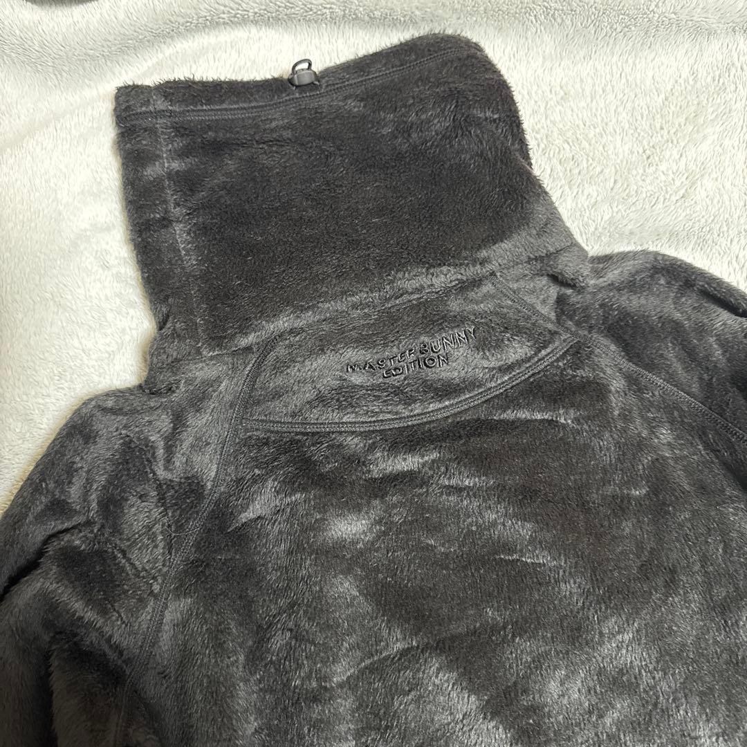 マスターバニー トップス フリース モックネック 黒 防寒 冬服