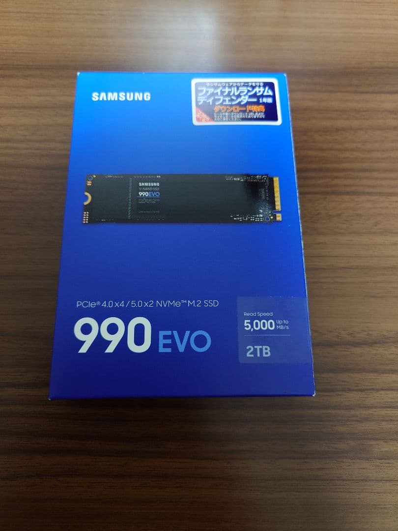 内蔵型SSD Samsung 990 EVO 2TB M.2 SSD