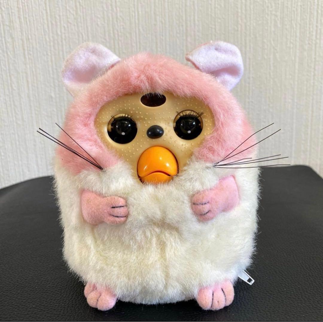 昭和⭐️レア希少⭐️トンクリtonkuriファービーピンク白papara Furby