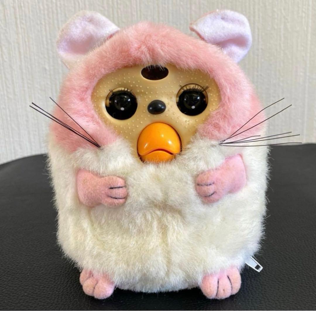 昭和⭐️レア希少⭐️トンクリtonkuriファービーピンク白papara Furby