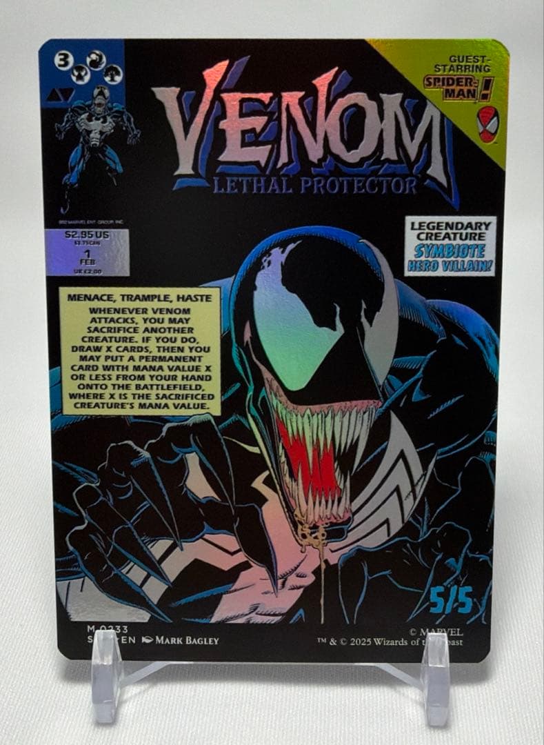 Eddie Brock ボーダーレス クラシック・コミック foil Venom