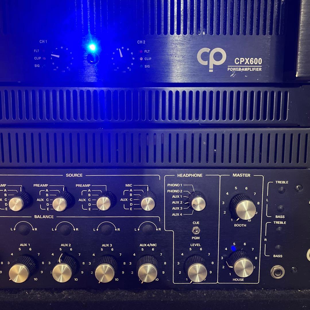 CPX600 パワーアンプ　crown amcron thomann