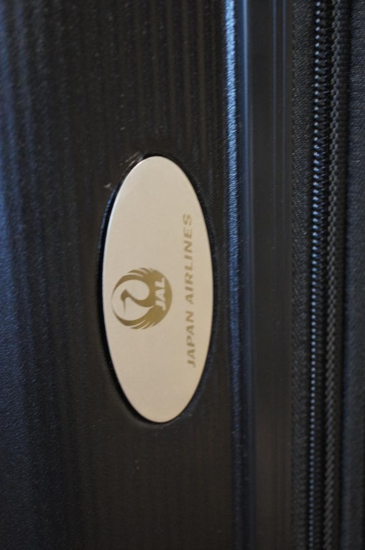 新品　JAL キャリー　ブラック　37Ｌ　機内持込 　日本航空 拡張 おまけ付
