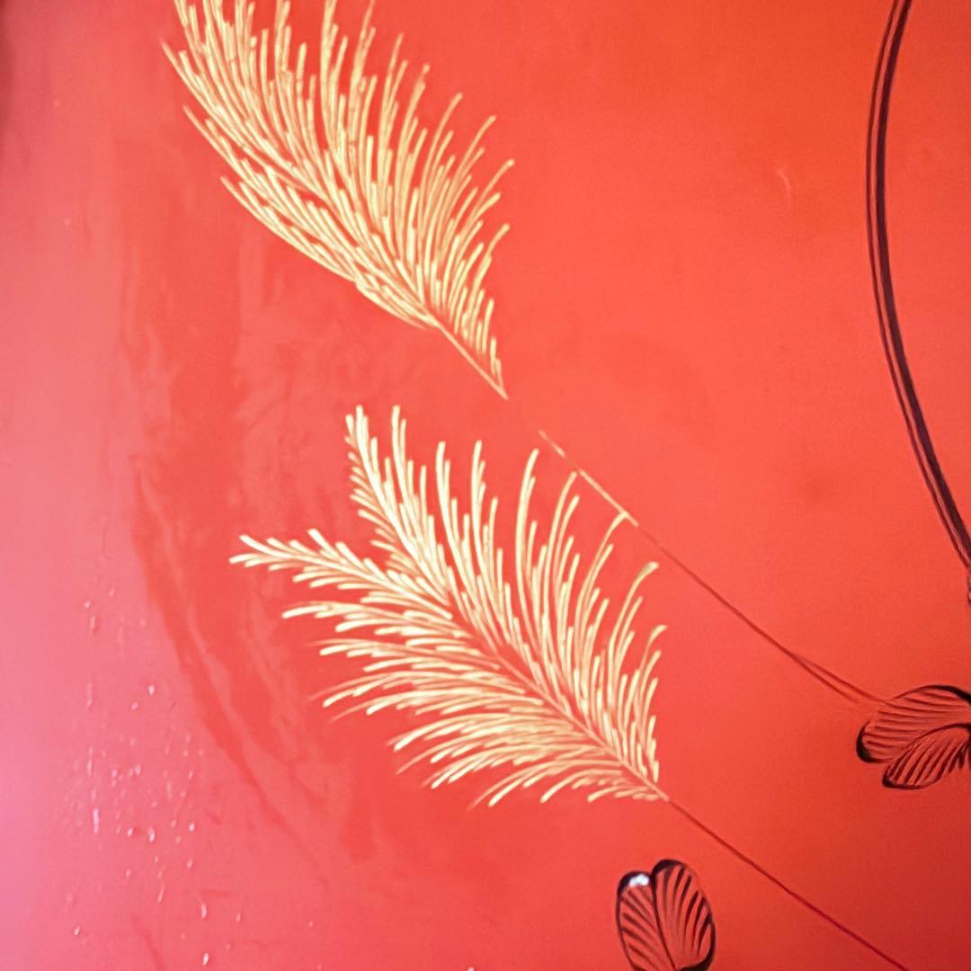 2209様感謝‼️特別価格‼️節目JAPAN GOZENGOLDすすき沈金朱御膳5客