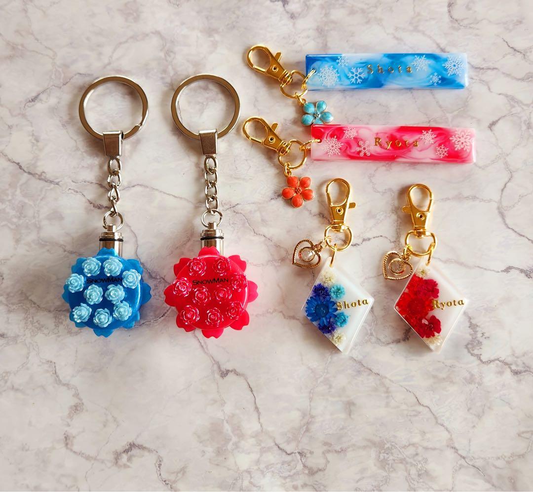 やまねこ断捨離中　スタジアムペンライト風キーホルダー　６点