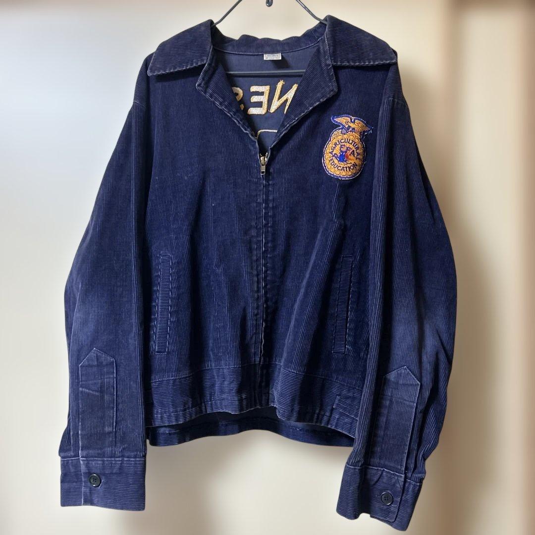 FFAエンブレム付きコーデュロイジャケット