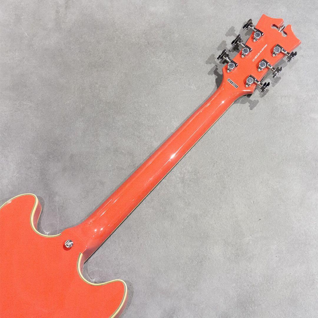 【高市総裁誕生記念】D'Angelico セミホロウボディ コーラルピンク