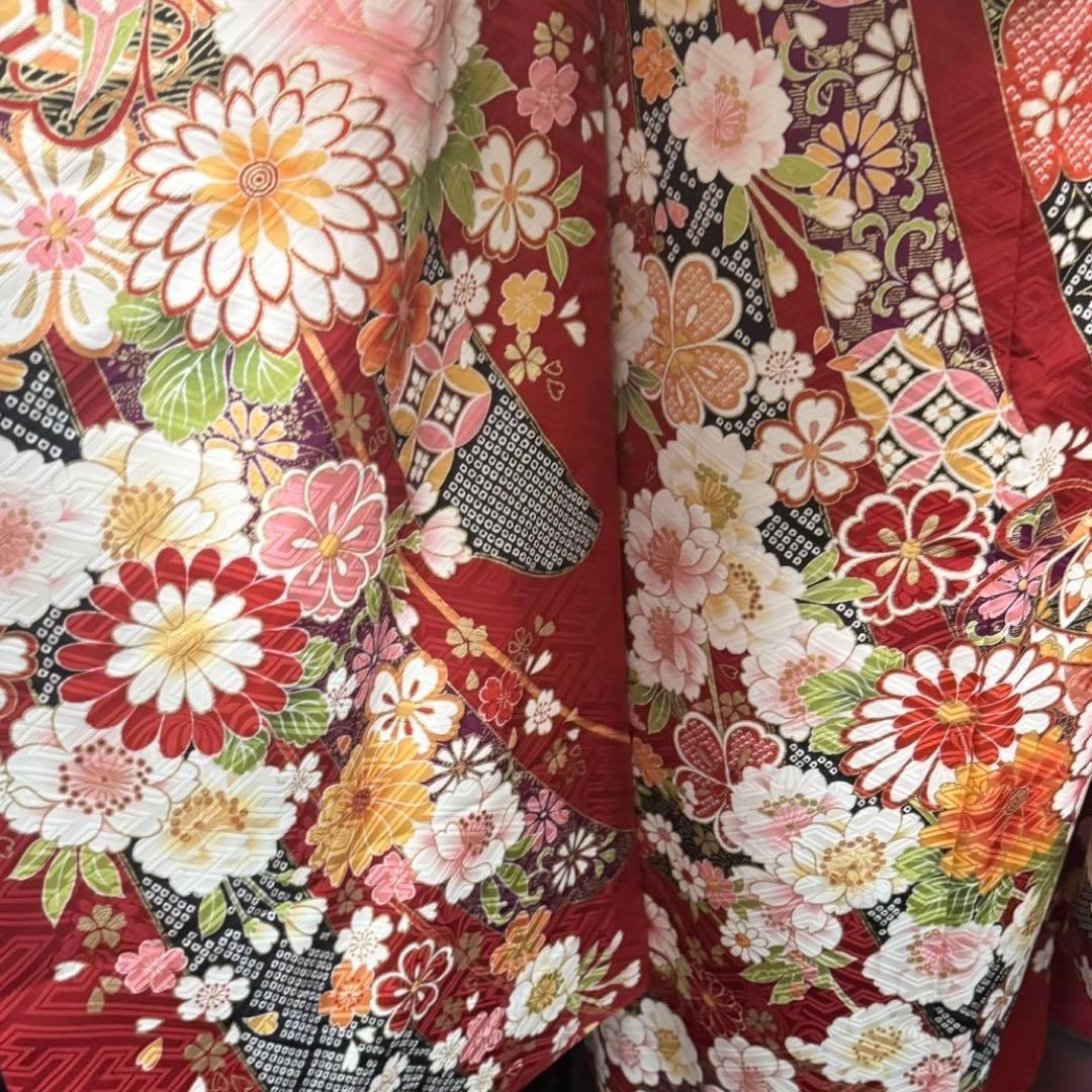 美品　古典　地紋　金彩　刺繍　逸品　フルセット　振袖　振り袖