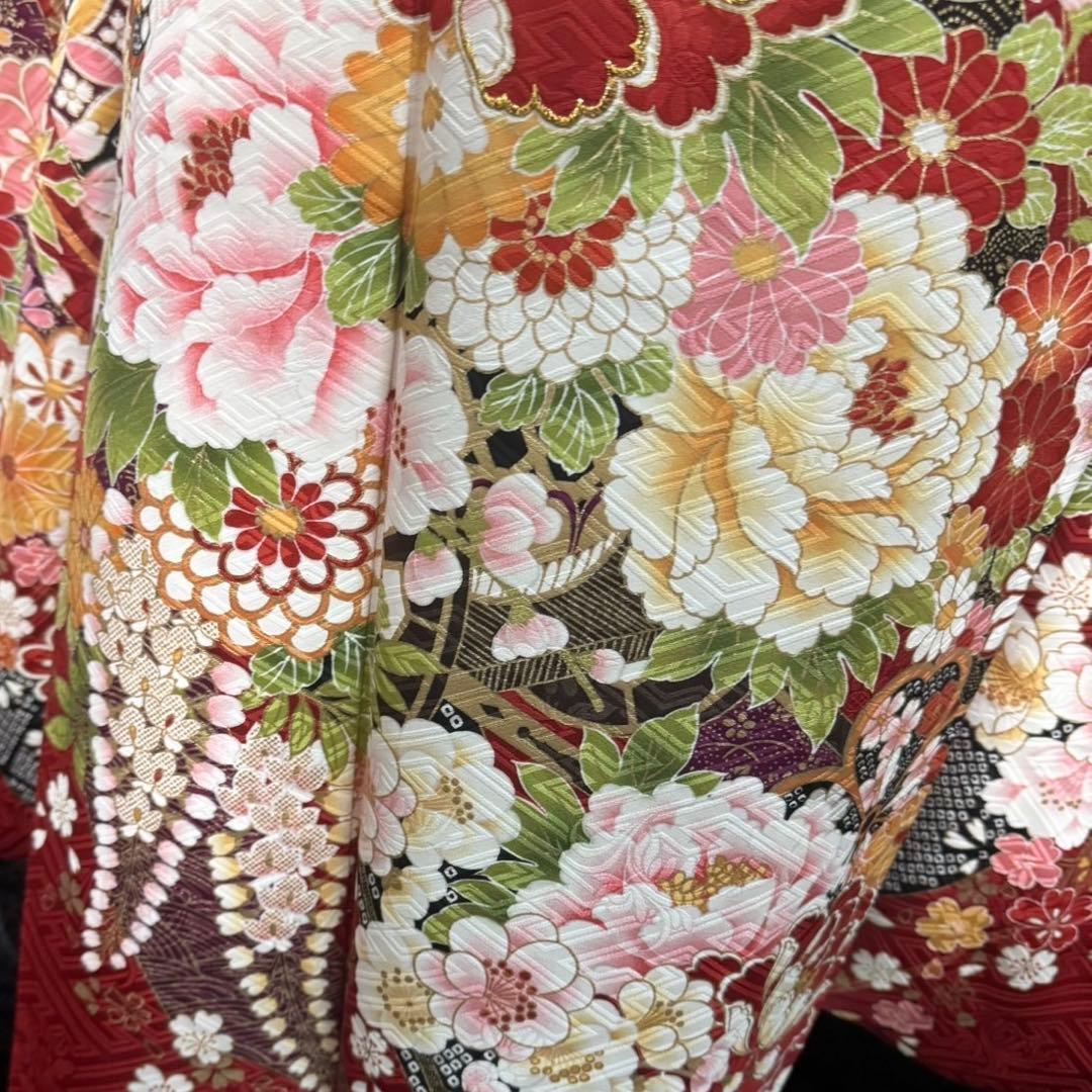 美品　古典　地紋　金彩　刺繍　逸品　フルセット　振袖　振り袖