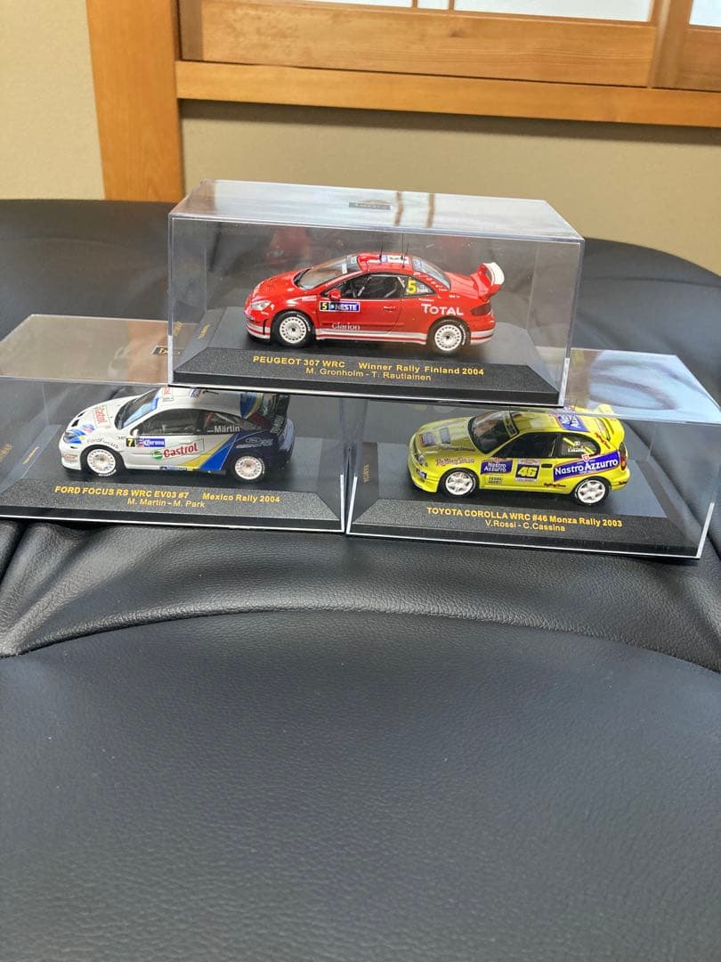 プジョー307 WRC ミニカー 3台セット