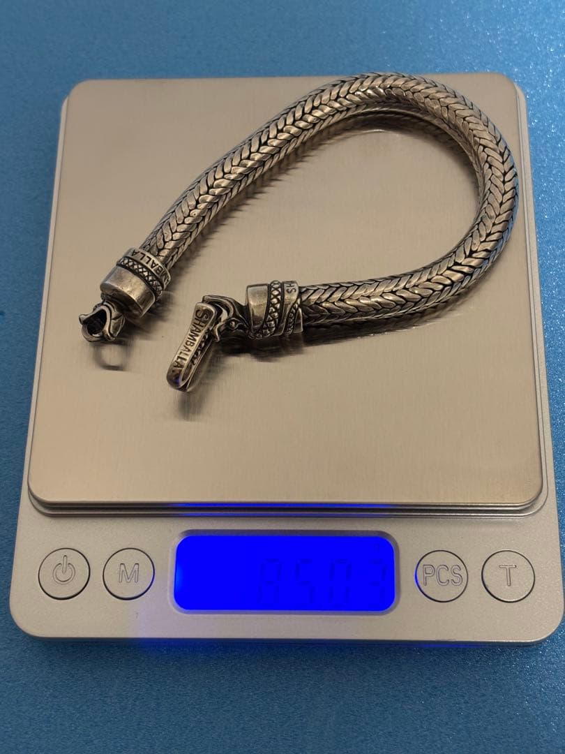 Shamballa シルバー編み込みブレスレット