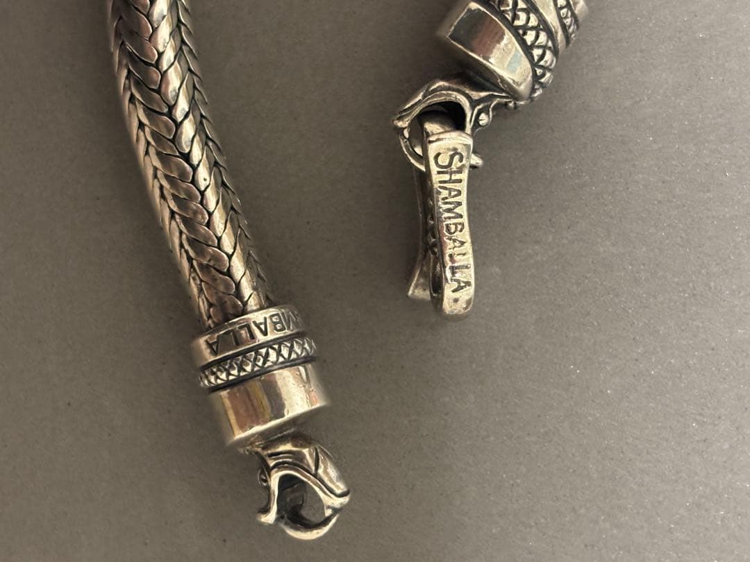 Shamballa シルバー編み込みブレスレット